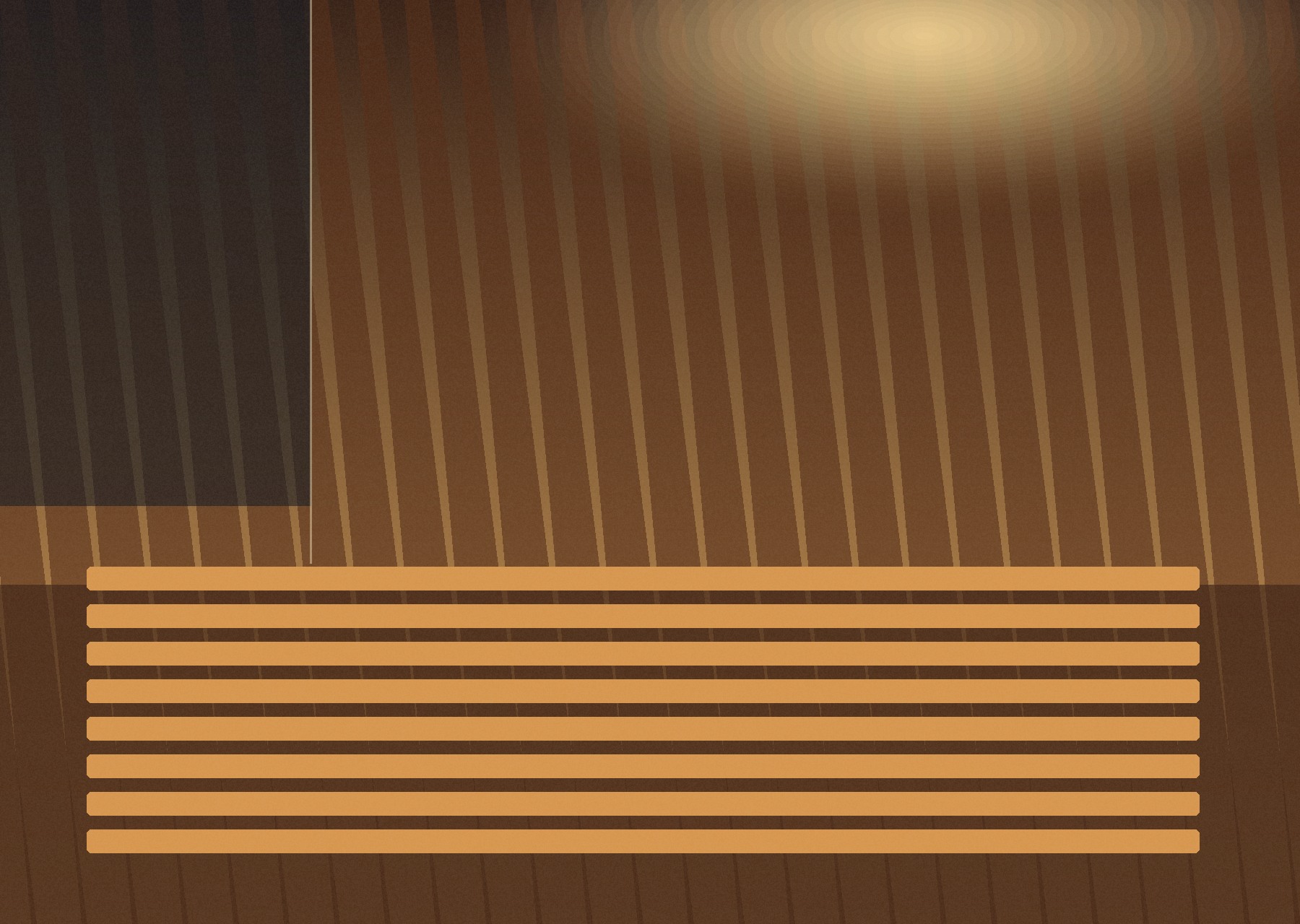 Warm wellness interior
